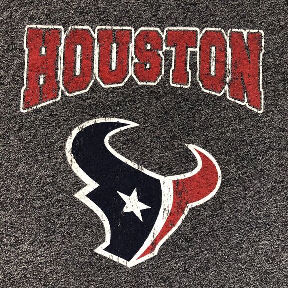 Vintage Houston Texans Tank Top L Adult Gray Watt #99 Team Apparel NFL Football - Picture 2 of 7